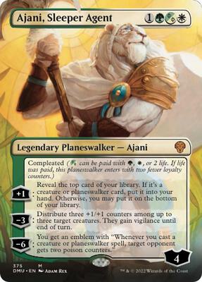 Ajani, Sleeper Agent (375) card from Dominaria United