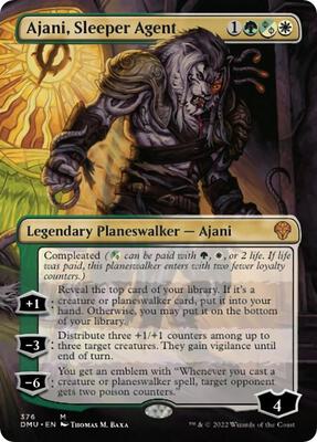 Ajani, Sleeper Agent (376) card from Dominaria United