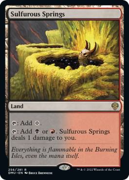 Sulfurous Springs card from Dominaria United