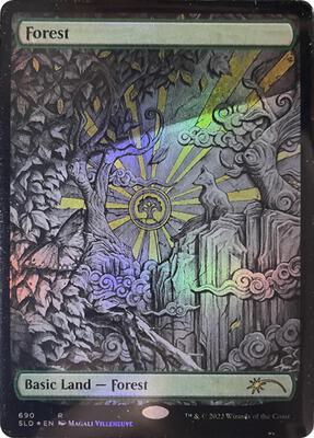 Forest (690) card from Secret Lair Drop Series