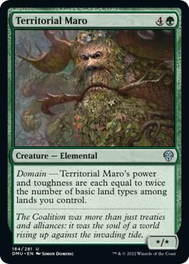 Territorial Maro card from Dominaria United