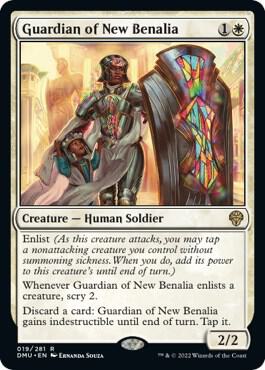Guardian of New Benalia card from Dominaria United