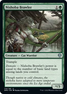 Nishoba Brawler card from Dominaria United