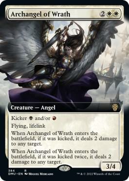 Archangel of Wrath (Extended Art) card from Dominaria United