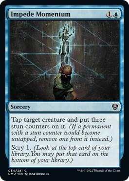 Impede Momentum card from Dominaria United