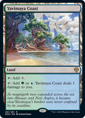 Yavimaya Coast card from Dominaria United