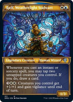 Raff, Weatherlight Stalwart (Showcase) card from Dominaria United