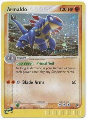 Armaldo - 1/100 (Prerelease) card from Miscellaneous Cards & Products