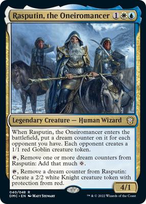 Rasputin, the Oneiromancer card from Commander: Dominaria United