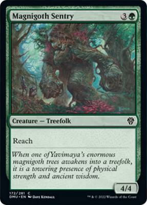 Magnigoth Sentry card from Dominaria United