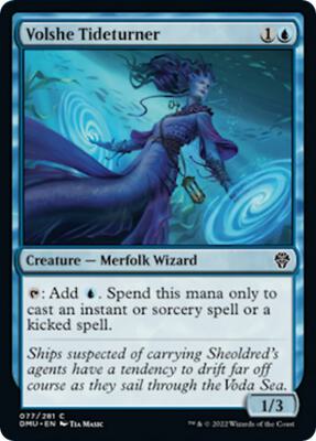 Volshe Tideturner card from Dominaria United