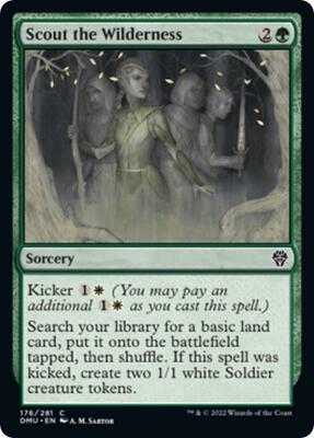 Scout the Wilderness card from Dominaria United