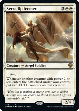 Serra Redeemer card from Dominaria United