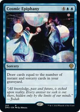 Cosmic Epiphany (283) card from Dominaria United