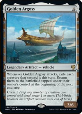 Golden Argosy card from Dominaria United