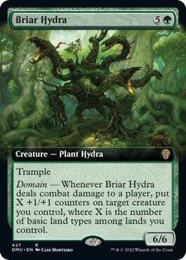 Briar Hydra (Extended Art) card from Dominaria United