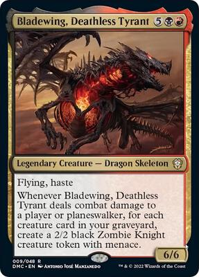 Bladewing, Deathless Tyrant card from Commander: Dominaria United