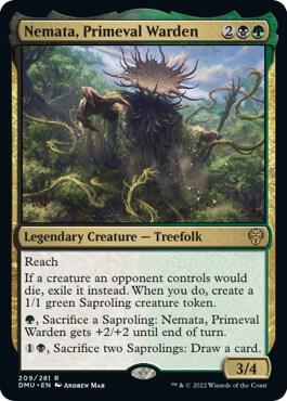 Nemata, Primeval Warden card from Dominaria United