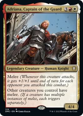 Adriana, Captain of the Guard card from Commander: Dominaria United