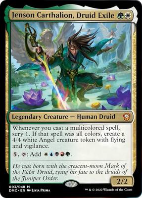 Jenson Carthalion, Druid Exile card from Commander: Dominaria United