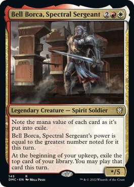 Bell Borca, Spectral Sergeant card from Commander: Dominaria United