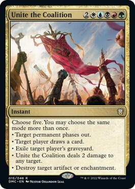 Unite the Coalition card from Commander: Dominaria United