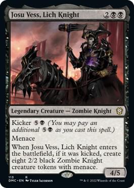 Josu Vess, Lich Knight card from Commander: Dominaria United