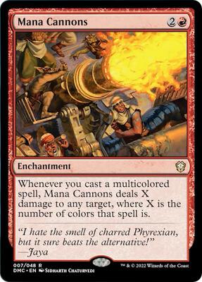Mana Cannons card from Commander: Dominaria United