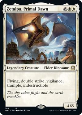 Zetalpa, Primal Dawn card from Commander: Dominaria United