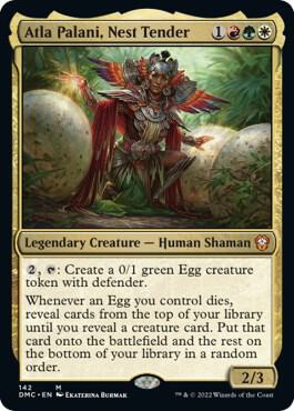 Atla Palani, Nest Tender card from Commander: Dominaria United
