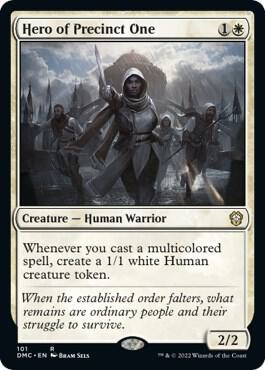 Hero of Precinct One card from Commander: Dominaria United