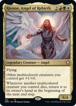 Rienne, Angel of Rebirth card from Commander: Dominaria United