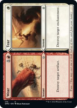Wear // Tear card from Commander: Dominaria United