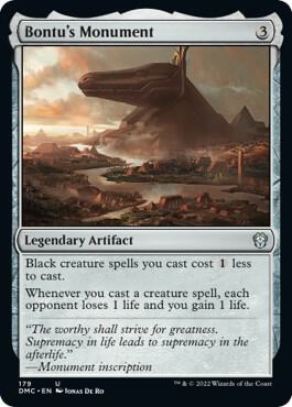 Bontu's Monument card from Commander: Dominaria United