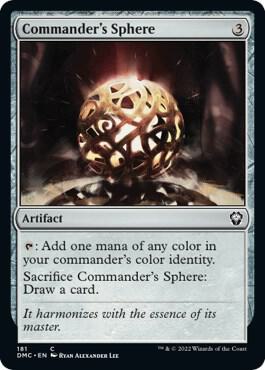 Commander's Sphere card from Commander: Dominaria United