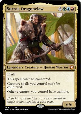 Surrak Dragonclaw card from Commander: Dominaria United
