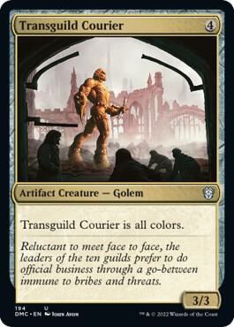 Transguild Courier card from Commander: Dominaria United