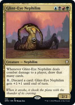 Glint-Eye Nephilim card from Commander: Dominaria United