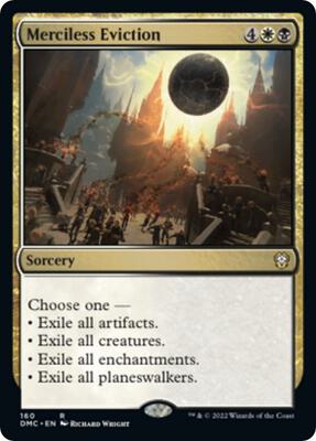 Merciless Eviction card from Commander: Dominaria United