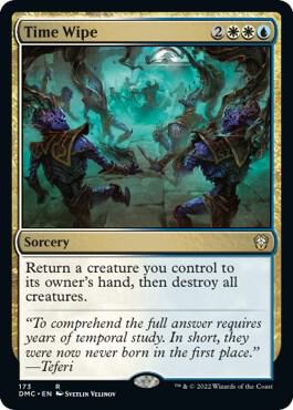 Time Wipe card from Commander: Dominaria United