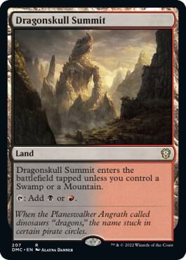 Dragonskull Summit card from Commander: Dominaria United