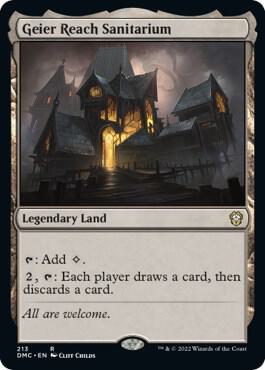 Geier Reach Sanitarium card from Commander: Dominaria United