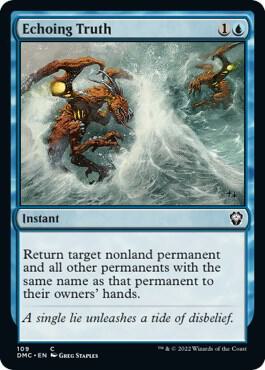 Echoing Truth card from Commander: Dominaria United