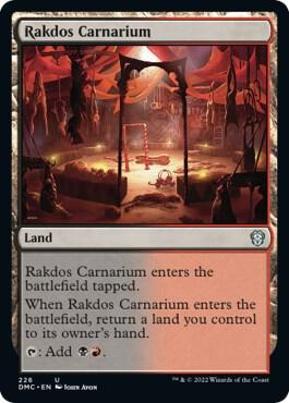 Rakdos Carnarium card from Commander: Dominaria United