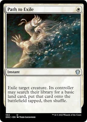 Path to Exile card from Commander: Dominaria United