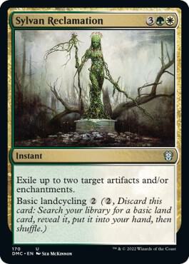 Sylvan Reclamation card from Commander: Dominaria United