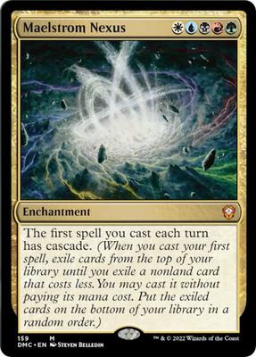 Maelstrom Nexus card from Commander: Dominaria United