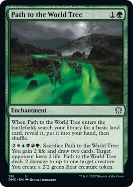 Path to the World Tree card from Commander: Dominaria United