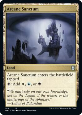 Arcane Sanctum card from Commander: Dominaria United