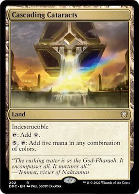Cascading Cataracts card from Commander: Dominaria United